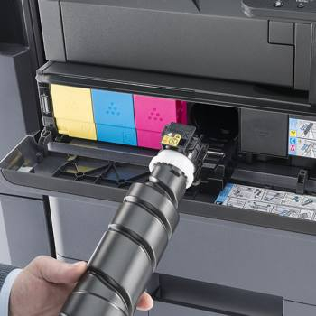 Kyocera printer with long-life components for low maintenance and sustainable printing